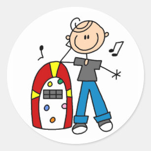 Rock and Roll Juke Box Aufkleber