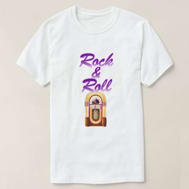 Rock and Roll Jukebox T-Shirt (Design vorne)