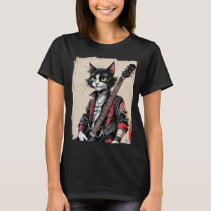Rock-and-Roll-Katze T-Shirt