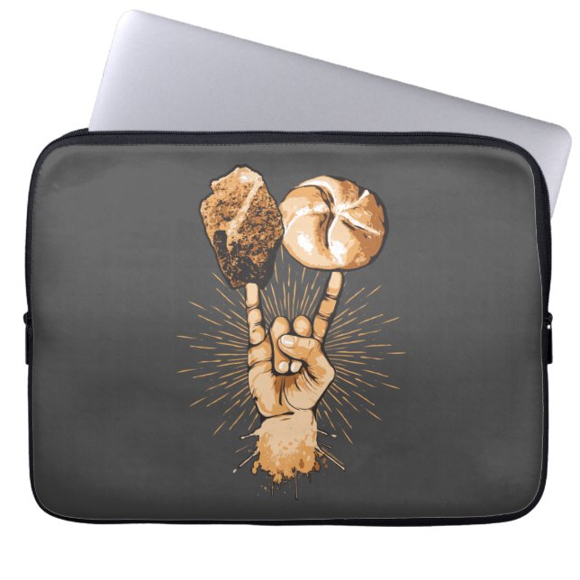 Rock and Roll Laptop Sleeve (Vorderseite)