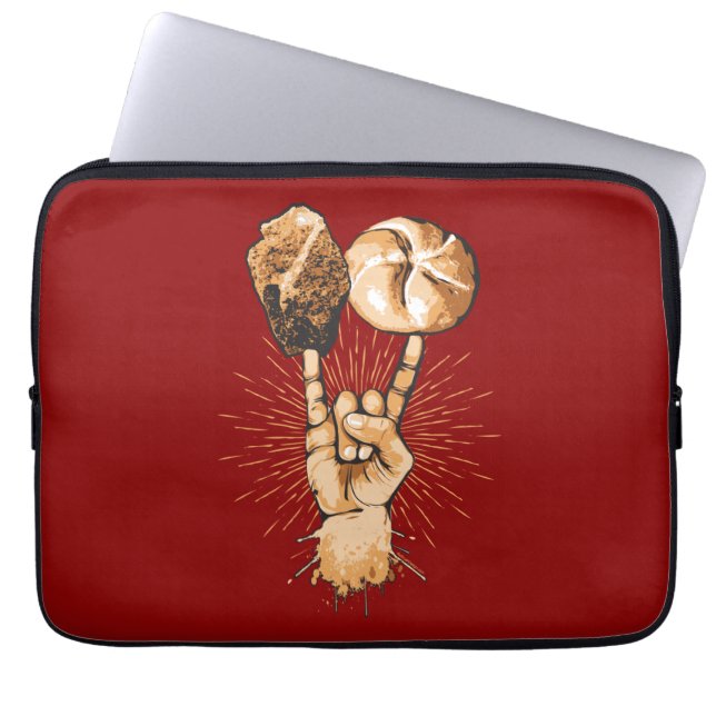 Rock and Roll Laptop Sleeve (Vorderseite)