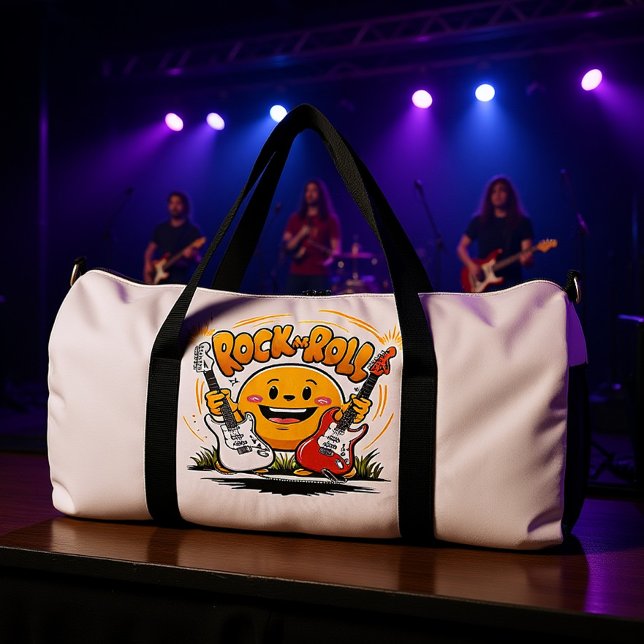 Rock And Roll Musik Jongleur Duffle Bag (Von Creator hochgeladen)