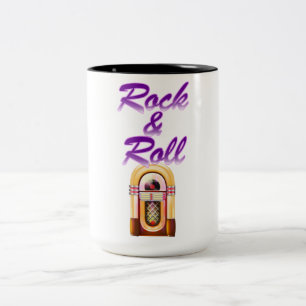 Rock and Roll Musikbox Zweifarbige Tasse