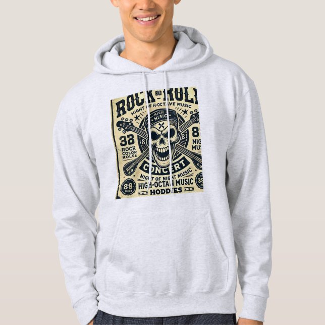 Rock and Roll Night Hoodie (Vorderseite)