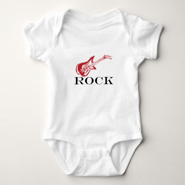 ROCK-AND-ROLL-PART-1 BABY STRAMPLER (Vorderseite)