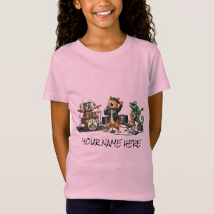 Rock and Roll Pets Band - Lustige Tiere Konzert T-Shirt