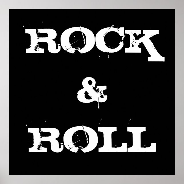 Rock and Roll Poster (Vorne)