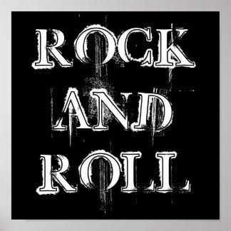ROCK, AND, ROLL POSTER
