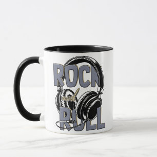 Rock And Roll Retro-Musik Tasse