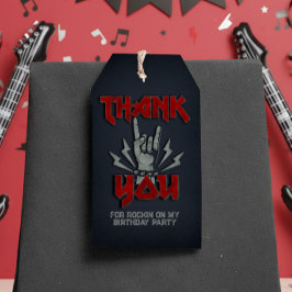 Rock and Roll - Rock theme - Favor Tag Geschenkanhänger