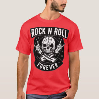 ROCK AND ROLL SCHÄDEL T-Shirt