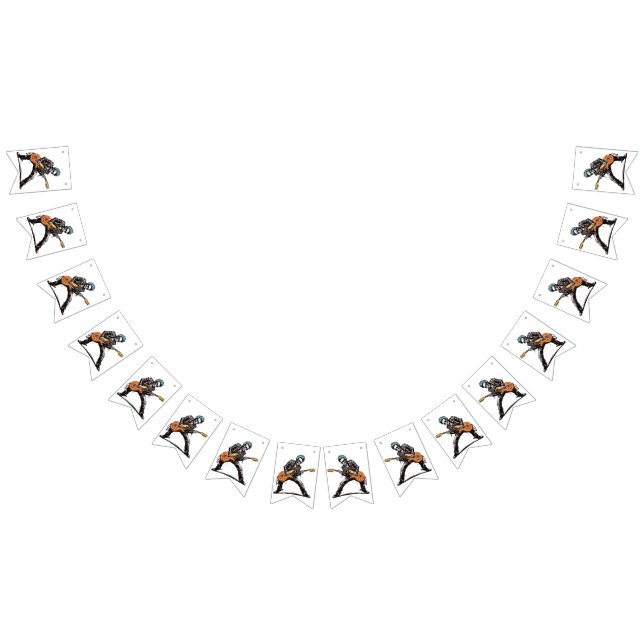 Rock and Roll Skeletts Geburtstagsparty Wimpelkette (Alle)