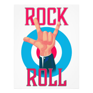 Rock and Roll Teufelshörner Fotodruck