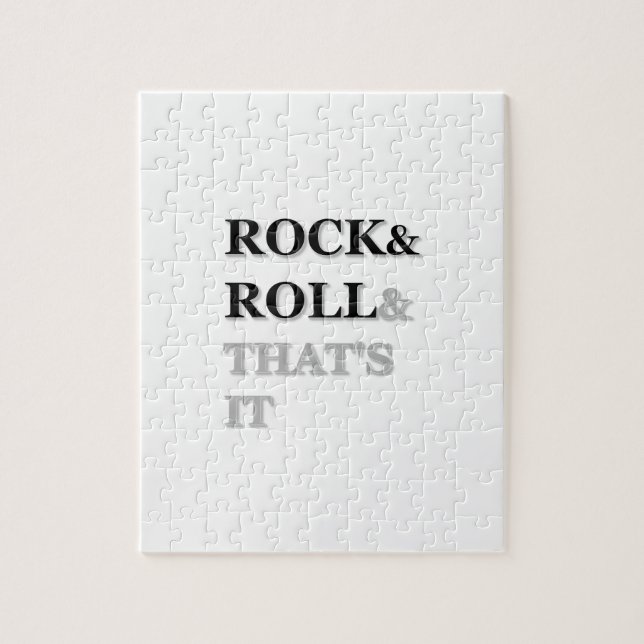 Rock and Roll und das war's (Vertikal)