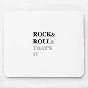 Rock and Roll und das war's Mousepad