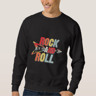 Rock and Roll Vintage Konzertband Retro Rock Musi Sweatshirt