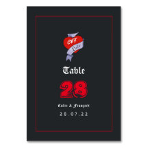 Rock and Roll Wedding Monogram