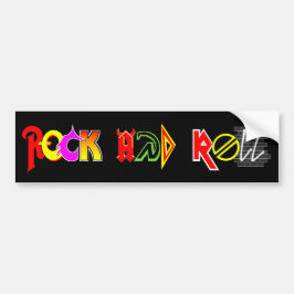 Rock-and-RollAutoaufkleber (Schwarzes) Autoaufkleber