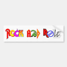 Rock-and-RollAutoaufkleber (weiß) Autoaufkleber