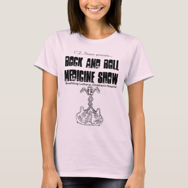 Rock-and-Rollmedizin-Showbaby - Puppent-stück T-Shirt (Vorderseite)