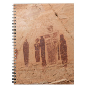 Rock Art Pictograph the Great Gallery Notizblock