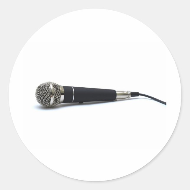 Rock auf! runder aufkleber (Vorderseite)