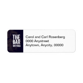 Rock Band Bar Mitzvah Rücksendeadresse