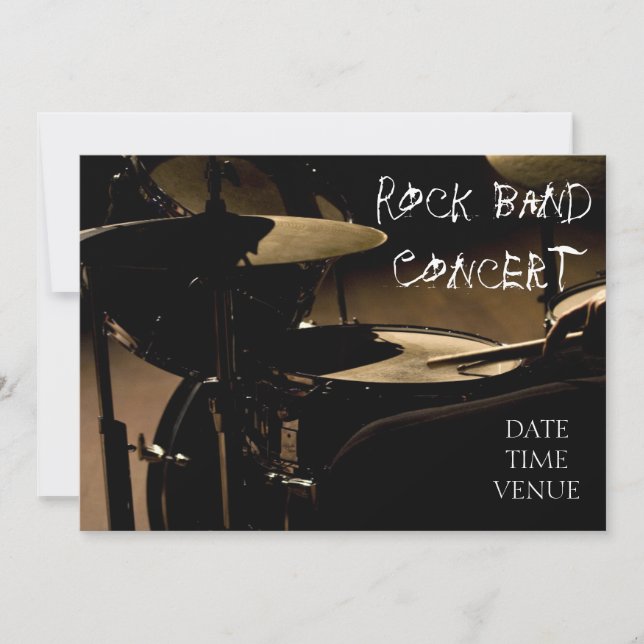 Rock Band Konzertvorstellung (Vorderseite)