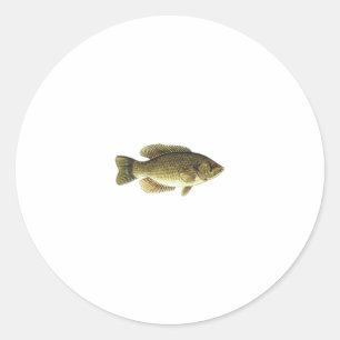 Rock Bass Runder Aufkleber