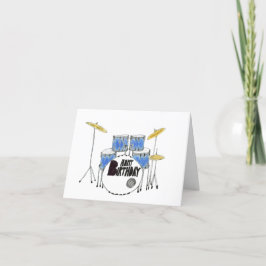 Rock Birthday Card Dankeskarte