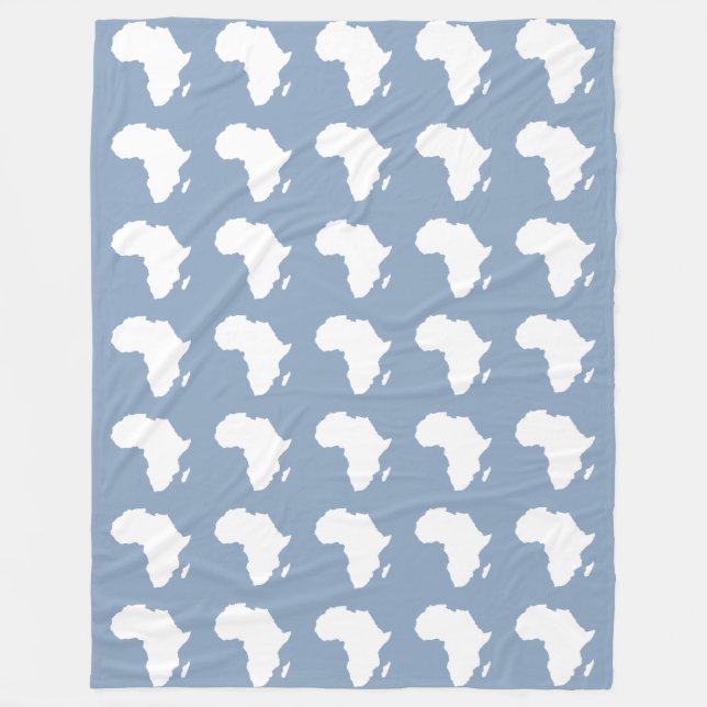 Rock Blue Audacious Africa Fleecedecke (Vorderseite)