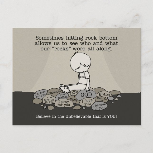 Rock Bottom Postkarte (Vorderseite)
