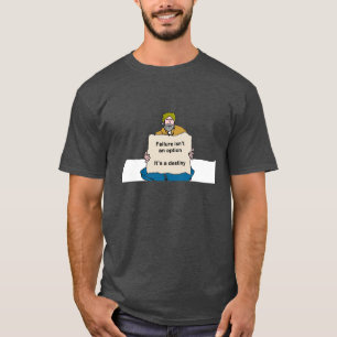 Rock Bottom Threads dunkel humorvoll Down and Out T-Shirt