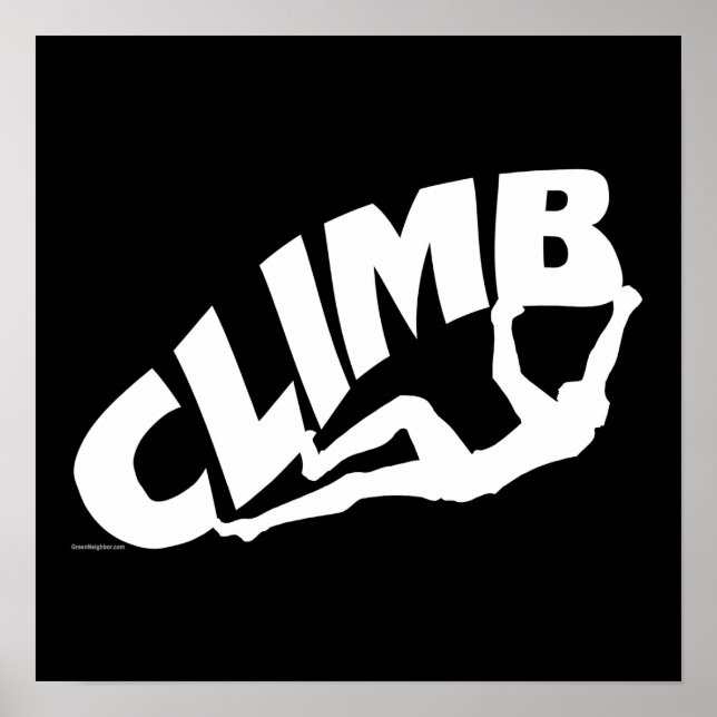 Rock Bouldering Poster (Vorne)