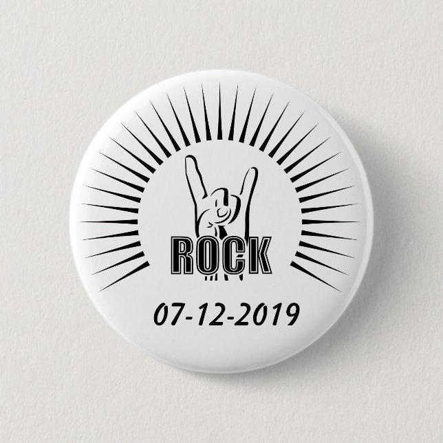 Rock Button (Vorderseite)