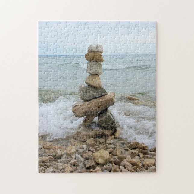 Rock Cairn am See - 11x14 - 252 Stk. (Vertikal)
