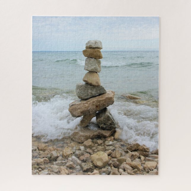 Rock Cairn am See - 16x20 - 520 Stk. (Vertikal)
