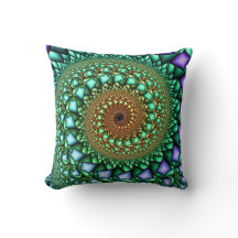 Rock Candy Fractal Lance Oreiller