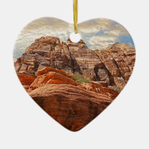 Rock Canyon Felsformation in Las Vegas Nevada Keramikornament