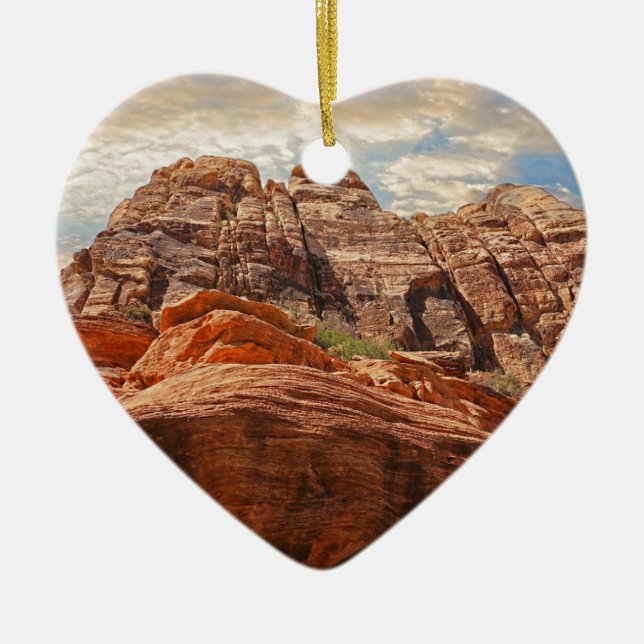 Rock Canyon Felsformation in Las Vegas Nevada Keramikornament (Vorne)