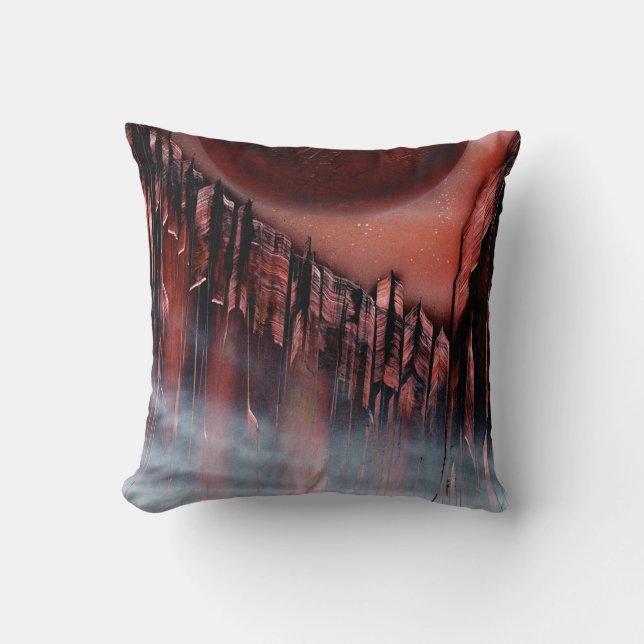 Rock Canyon in Brown Kissen (Vorderseite)