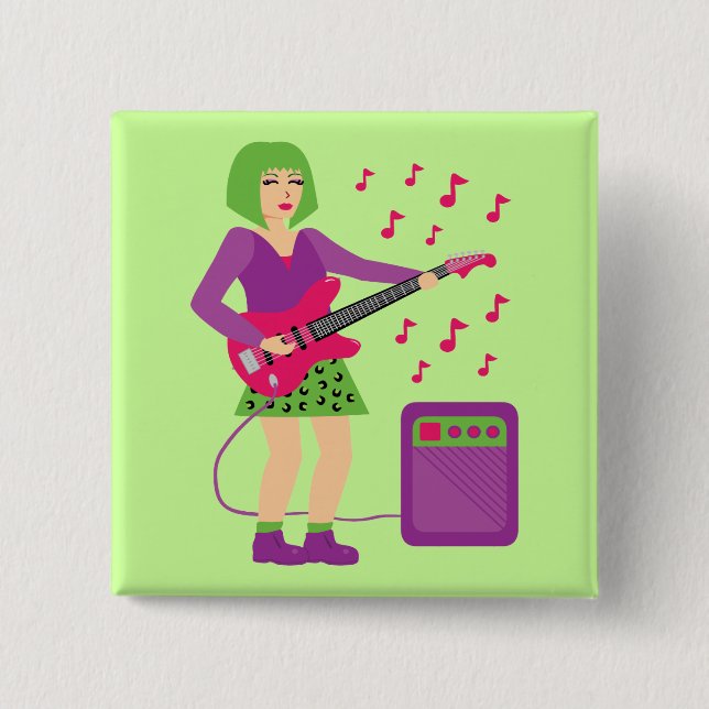 Rock Chick Button (Vorderseite)