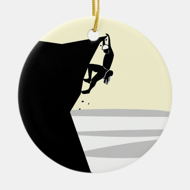 Rock Climber 1 Keramikornament (Vorne)