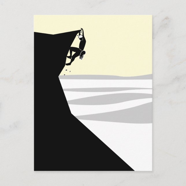 Rock Climber 1 Postkarte (Vorderseite)