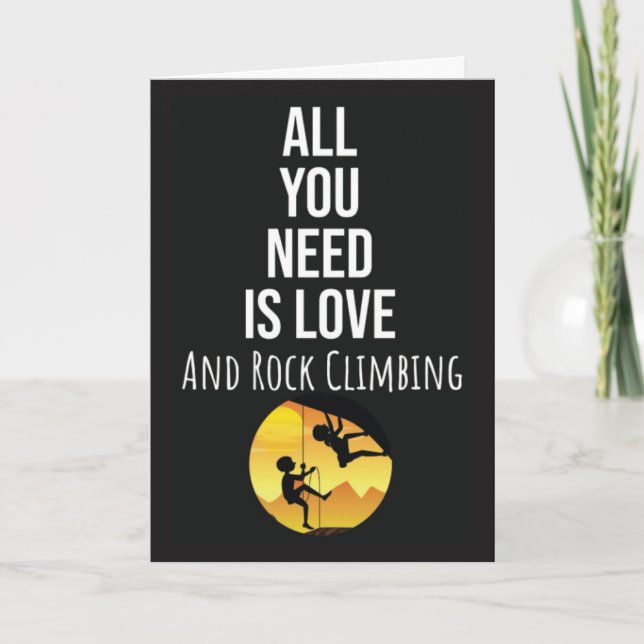 Rock Climber Cards Klettersport Boulding Cool Karte (Vorderseite)