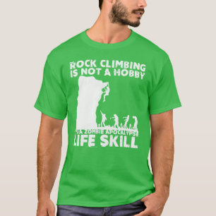 Rock Climber Design Zombie Rockkletterer Freund T-Shirt