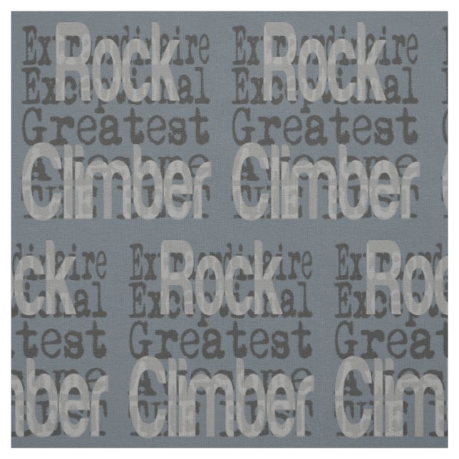 Rock Climber Extraordinaire Stoff (Muster)
