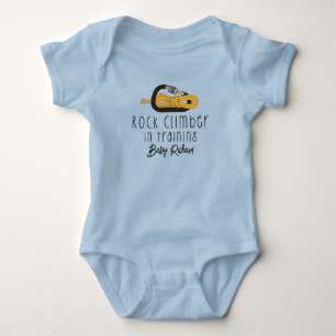 Rock Climber in Training Baby Name Rock Climbing Strampler