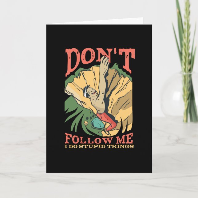 Rock Climber Karte (Vorderseite)