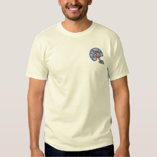 Rock Climber-Logo Besticktes T-Shirt